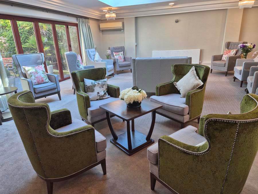 meadowbrook care home lounge area
