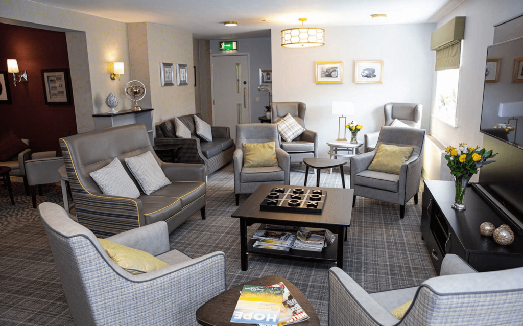 sheffield care home lounge area
