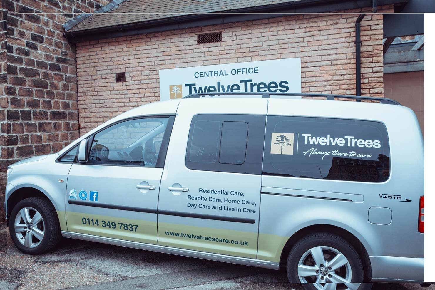 Twelve Trees Care accessible transport vehicle for elderly day care services