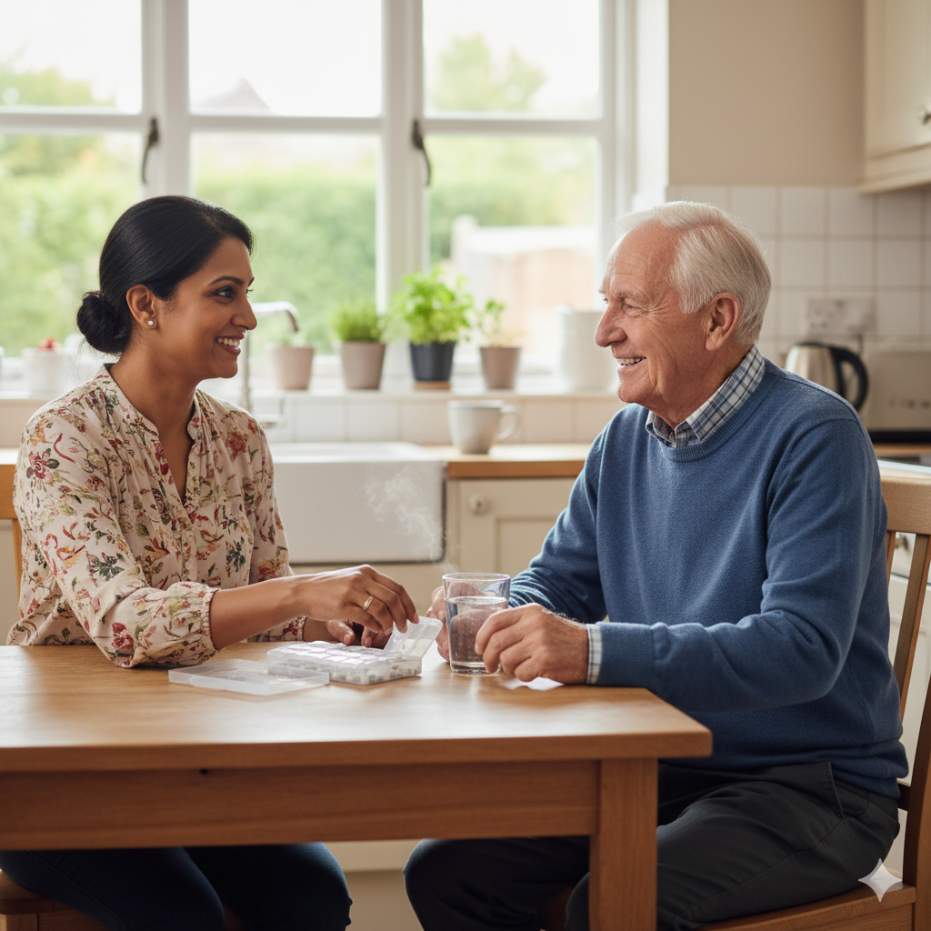 companionship is part of liv in care with twelve trees care ltd