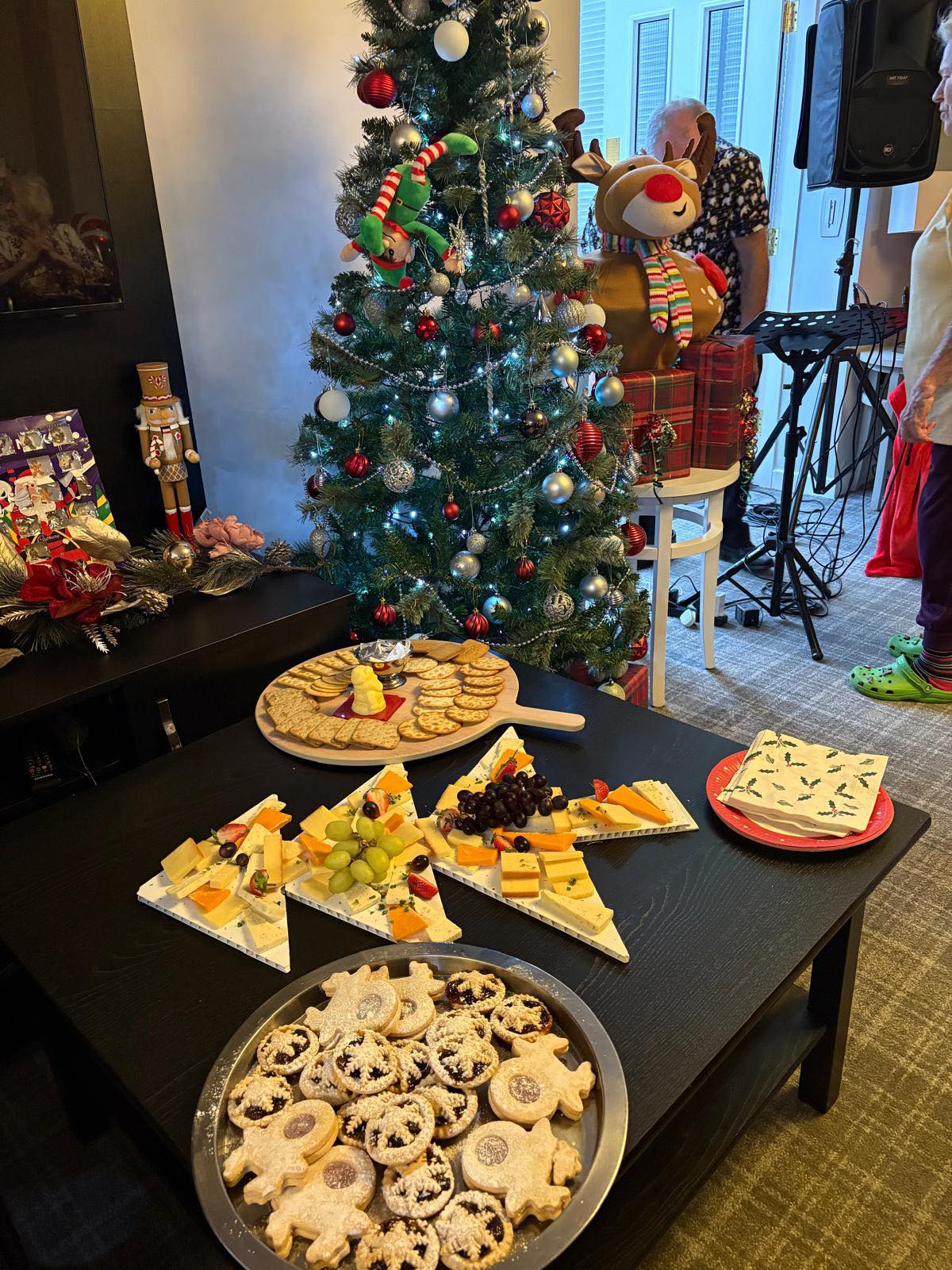 Christmas buffet at Twelve Trees Care Home Sheffield