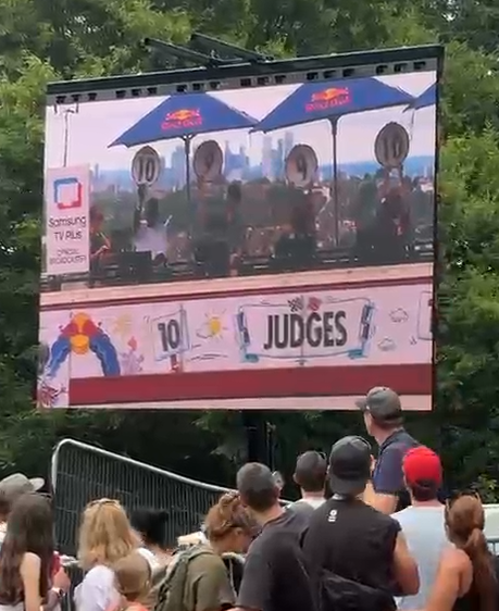 High scores from the judges for the Belly Low and Ready To Go Corgi soapbox at the start line